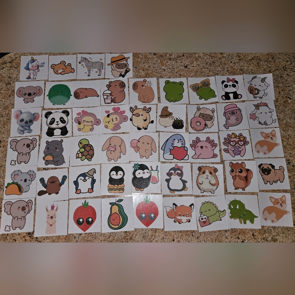 Cute Animal Sticker Set - Picture 1 of 4